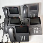 Lot Of 5 Avaya 9641g  1    9641gs  4  Ip Phone Voip Business Desk Set Gigabit