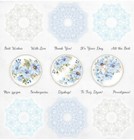 Scrapbooking Double Sided Paper 12 X 12   card Stock  Scrapandme  Sapphire Days