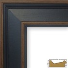 Craig Frames Country Estate  20 X 24 Inch Blue Hardwood Picture Frame Matted To