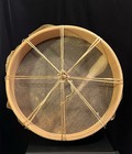 Vintage Native American  Rawhide Hand Drum  Prayer Drum 13 Inch