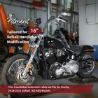 16   Handlebar Extension Clutch Brake Cable Kit For Harley Softail 2018-up N abs
