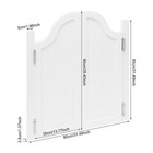 Partition Door Swing Solid Wood Door  Partition Door For Shop Entrance Partition