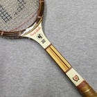 Vintage Bancroft Monte Carlo Bjorn Borg Genuine Bamboo Tennis Racquet 4 1 2   l