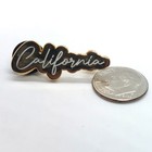 California Script Lettering Enamel Pin State Souvenir Travel Tourism Lapel