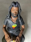 Handmade Jamaican caribean Folk-art Rastafarian Drummer Preowned