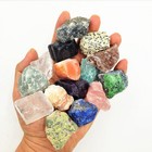 15 Colors Energy Crystals And Healing Stones Assorted Bulk Raw Crystals 1-1 5inc