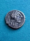 123 Bc 1 Denarius Roman Republic   M  Fannius C f    Silver   Scarce   Vf