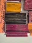 Vintage Bakelite For Crafts Jewelry Mah Jong Rack Cut Pieces B