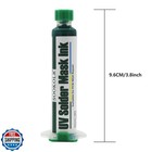 Sookolr 2-pack Solder Mask Ink  Green Uv Light Curing Solder Resist Paste  Pc