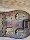 Antique Wwi Aef Leather Horse Harness Drop Martingale 8 Brass Medallions Wagon