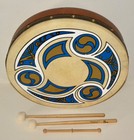 Large Irish Drum 18  Bodhran W  Vic Firth Timpani Mallets    1  Beater   18 X 4