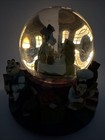 Disney Lady And The Tramp Snow Globe Eating Dinner With Lights And Music Read