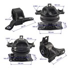 4pc Engine Motor   Trans Mount Set Compatible With Honda Pilot V6 3 5l Awd 20   
