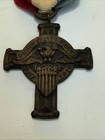 Rare Wwi United States Forces Bronze Presentation F Of A Service Cross Medal