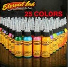25-50pcs Tattoo Eternal Tattoo Ink Set 50 Colors Set 1oz 30ml Pigment Eye Brow
