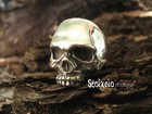 Keith Richards Skull Ring  Solid Sterling Silver Ring  Skull Ring  Bikers Ring