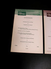 New York Central Railroad Lot Of 3 Dining Car Menu s 1950