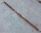 Vintage Solid Brass Handle Antique Style Victorian Cane Wooden Walking Stick New