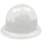 6 Pack Kid s White Plastic Construction Hard Hat Party Costume Accessories