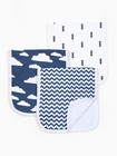 3-pack Burp Cloths     Cotton  Soft  Large   Absorbent 3-layer Towels For Newborn