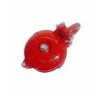 3 Ton Bail Snatch Block     4  Wire Rope Pulley Hoist Rigging Block With Shackle