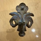 Pair Of Large Antique Bronze Holdbacks Tiebacks Brackets For Drapery 