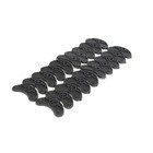 10 Pairs Black Rubber Sole Heel Savers Toe Plates Tap Diy Glue On Shoes Pad