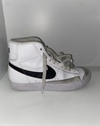 Nike Shoes Youth 4 5 Blazer Mid  77 Sneakers White Lace Up High-top Authentic   