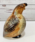 Vintage Mid Century Modern Ceramic Quail Figurine 5  Tall 