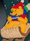 Vintage 90 s Disney Winnie The Pooh 3d Felt Christmas Stocking