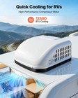 Vevor Rv Air Conditioner 13500 Btu Ducted Or Non-ducted Rooftop Rv Ac Unit White
