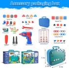 298pcs Dinosaur Toy Magic Montessori Play Toolbox For Kids  2d 3d Creativity Too