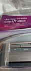 Radioshack 5-way Tilting Auto-sensing Stereo A v Selector 15-1985 Nos   2-way 48
