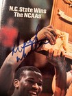 Nc State Wolfpack Signed 1983 Sports Illustrated  Whittenburg And Lowe