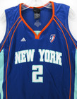 Vgt New York Liberty Jersey Large Blue Shay Doron Adidas Basketball Wnba Y2k