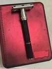 Gillette Vintage Adjustable Double Edge Safety Razor  Metal  W  Case