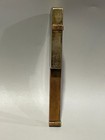 China Qing Dynasty Fan-shaped Poem Copper Ink Box Literati Scholar   s Stationery