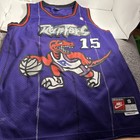 Vtg Nike Toronto Raptors Vince Carter  15 Jersey Purple 90s Nba Length   2 Small