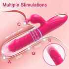 Thrusting Rotating Rabbit Vibrator Dildo G Spot Clit Massager Sex Toys For Women