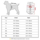 Winter Dog Jacket Warm Windproof Pet Vest Coat For Small Medium Large Dogs