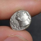 Ancient Celtic Horse Coin Gaul Silver Quinarius 80bc Sequani Tribe Gallic Celts