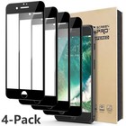 For Iphone 7 Plus Case Heavy Duty Rugged Shockproof Phone Cover   Tempered Glass