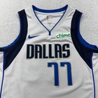 Nike Luka Doncic Dallas Mavericks Jersey Mens 48 L White Association Swingman 77