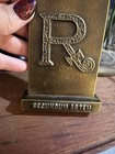 Vintage 1976 Brass Pharmacy Rx Paper Weight Apothecary Medicine