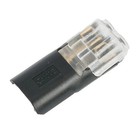 50pcs Double-wire Plug-in Connector  Cable Clamp With Locking Buckle  Awg 18-22