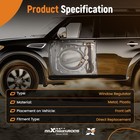 Front Left Driver Side Power Window Regulator W  Motor For  Fiat 500 2012-2019