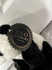 Fao Schwarz Panda Bear Plush Black White Has Tag Stuffed Animal Toy 10 5 