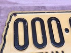 1948 Tennessee Sample License Plate State Shaped