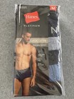 Hanes Platinum 6 Pack Men s Classic Cotton Tag Less Briefs Medium 32-34 Inch New