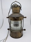 Vintage Brass Anchor Ankerlicht Nautical Lantern Converted Electric 14 5   La2